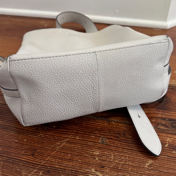 Radley London Dukes Place Medium Compartment Crossbody Gray Smooth Leather Silve - Picture 5 of 16